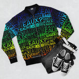 EAUX - RAINBOW AOP MEN'S BOMBER JACKET