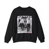 RESIST-WHITE UNISEX SWEAT SHIRT
