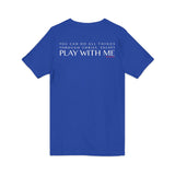 YOU CAN DO ALL THINGS - WHITE UNISEX V-NECK T-SHIRT