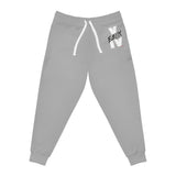 V EAUX IV - WHITE W/ BLACK EAUX ATHLETIC JOGGERS