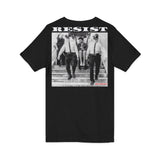 RESIST-WHITE UNISEX V-NECK T-SHIRT