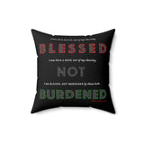 BLACK MAN RBG THROW PILLOW