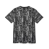 EAUX WHITE AOP UNISEX T-SHIRT