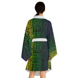 EAUX - BLACK ON MARDI GRAS KIMONO