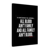 ALL BLOOD CANVAS ART