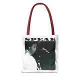 SPEAK - BLACK TOTE BAG