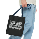 BEST APOLOGIES TOTE BAG