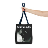 SPEAK - WHITE TOTE BAG