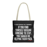 HELP THEM PACK TOTE BAG