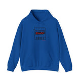 REACH FOR SOMETHING - BLACK RED UNISEX HOODIE