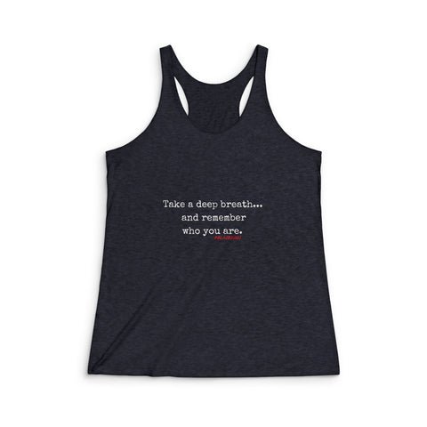 TAKE A DEEP BREATH (CLEAN) RACERACK TANK TOP