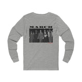 MARCH - BLACK UNISEX LONG SLEEVE T-SHIRT