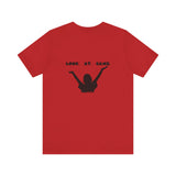 LOOK AT GAWD WHITE UNISEX SHORT SLEEVE