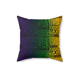 Colorful Abstract Square Pillow