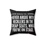 HECKLERS THROW PILLOW