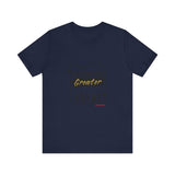 REACH FOR SOMETHING BLACK GOLD UNISEX SHORT SLEEVE T-SHIRTS