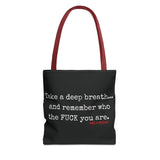 TAKE A DEEP BREATH TOTE BAG