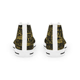 EAUX - GOLD HI-TOP SNEAKERS WHITE - SOLE