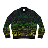 EAUX ALLOVER - MARDI GRAS AOP WOMEN'S BOMBER JACKET