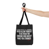 MAKE YOU STRONGER TOTE BAG