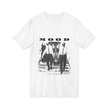 MOOD - WHITE UNISEX V-NECK T-SHIRT