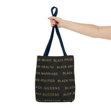 BLACK MAGIC - BLACK GOLD TOTE BAG
