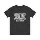 UPSIDE DOWN UNISEX SHORT SLEEVE T SHIRTS