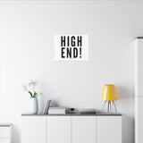 HIGH END BLACK CANVAS ART