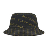 BLACK MAGIC - BLACK GOLD AOP BUCKET HAT