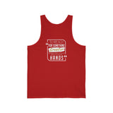 REACH FOR SOMETHING WHITE GOLD UNISEX TANK TOP