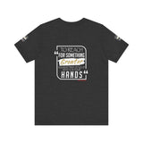 REACH FOR SOMETHING WHITE GOLD UNISEX SHORT SLEEVE T-SHIRTS