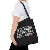 BEST APOLOGIES TOTE BAG