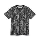 EAUX WHITE AOP UNISEX T-SHIRT
