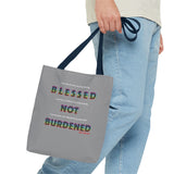 BLACK WOMAN RAINBOW TOTE BAG