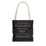 BLACK MAN RAINBOW TOTE BAG