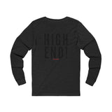 HIGH END BLACK UNISEX LONG SLEEVE T-SHIRTS