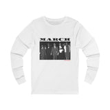 MARCH - BLACK UNISEX LONG SLEEVE T-SHIRT
