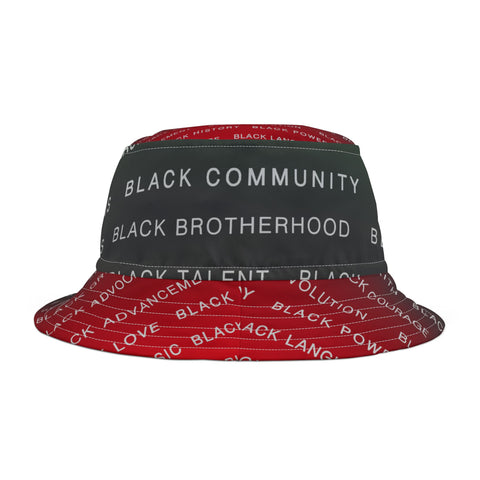 BLACK MAGIC - RBG AOP BUCKET HAT