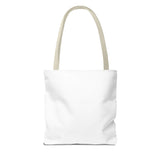 PEACE BE THE JOURNEY BLACK TOTE BAG