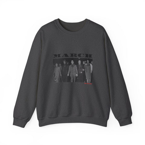 MARCH - BLACK UNISEX SWEAT SHIRT