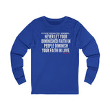 DIMINISHED FAITH UNISEX LONG SLEEVE T-SHIRT