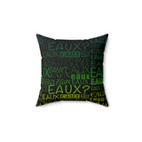 EAUX- MARDI GRAS THROW PILLOW