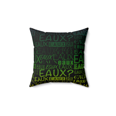 EAUX- MARDI GRAS THROW PILLOW