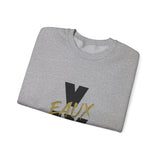 V EAUX IV- BLACK W/ GOLD EAUX UNISEX SWEAT SHIRT