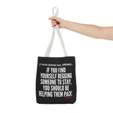 HELP THEM PACK TOTE BAG