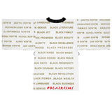 BLACK MAGIC - GOLD LETTERS KIMONO