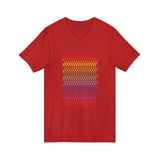 BIIIIIITCH RAINBOW UNISEX  V-NECK T-SHIRTS