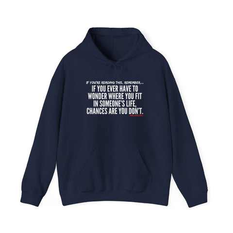 WHER YOU FIT UNISEX HOODIE
