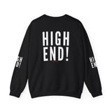 HIGH END WHITE UNISEX SWEATSHIRT