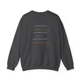 BLACK WOMAN RAINBOW UNISEX SWEAT SHIRT